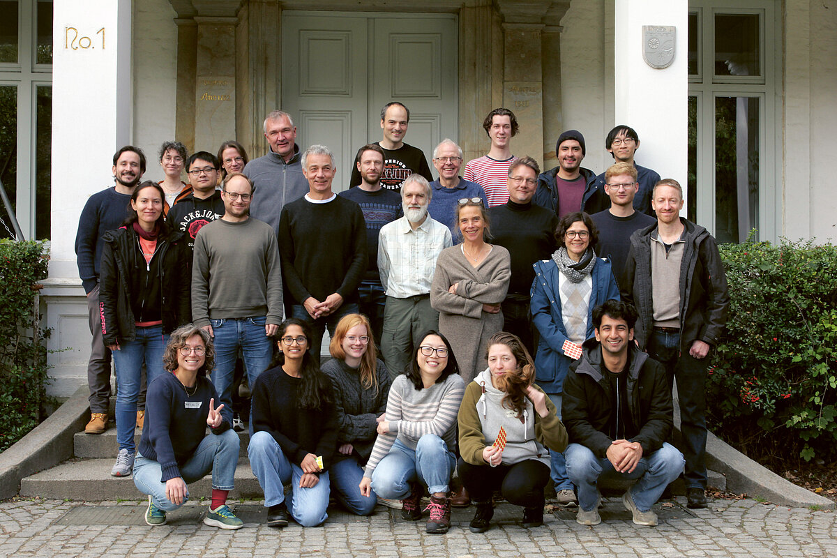 group photo of the Biogeochemical Modelling departement