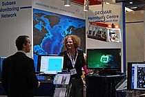 GEOMAR und "Ozean der Zukunft" präsentieren sich auf der Internationalen Fachmesse Oceanology in London. Foto: W. Brückmann, GEOMAR