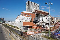 Im Februar 2010 erschütterte ein schweres Erdbeben die Stadt Concepción in Chile. Das Beben hatte seinen Ursprung in der Subduktionszone vor der Küste Chiles. Es löste auch einen Tsumani aus. Foto: Bernd Grundmann