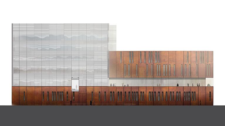 Illustration of the Extension Building 2012