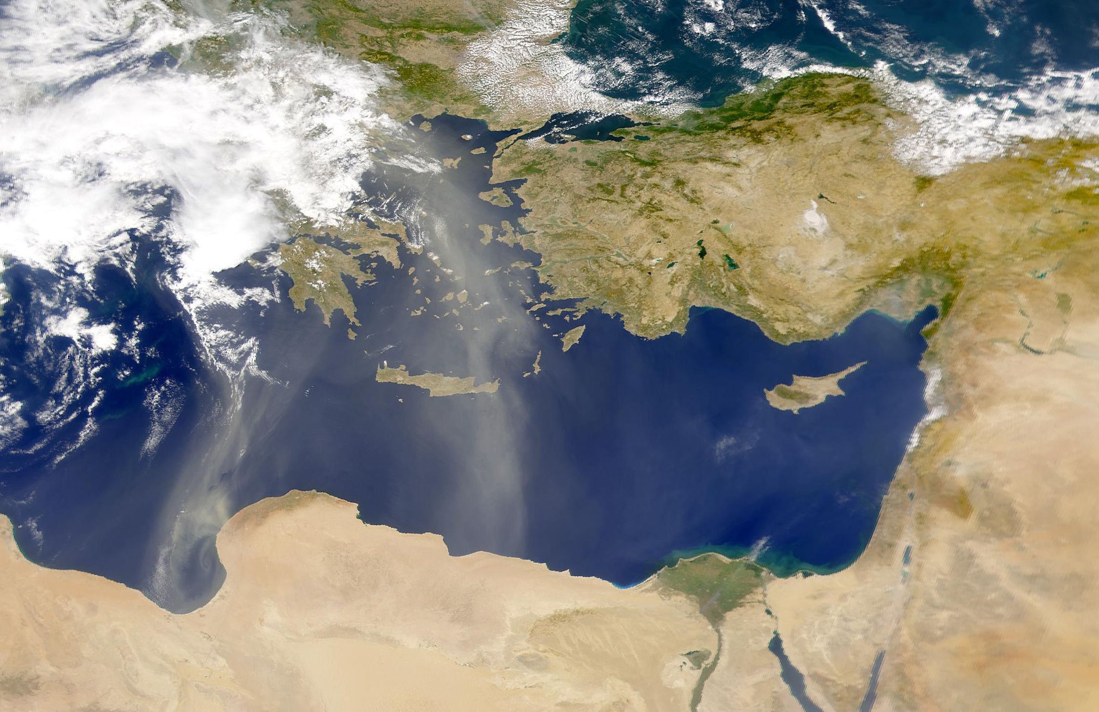 eastern mediterranean sea map